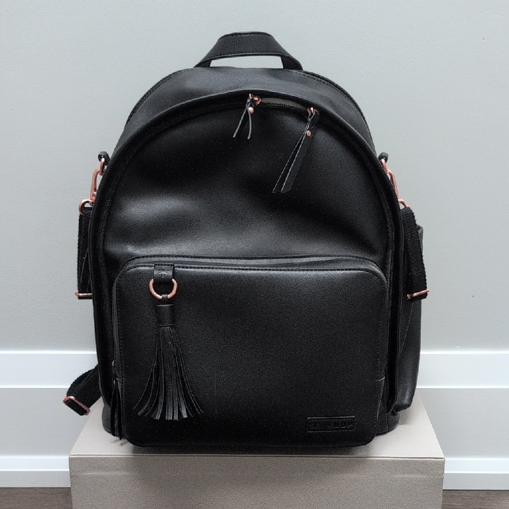 Skip Hop Black Baby Bag Backpack
